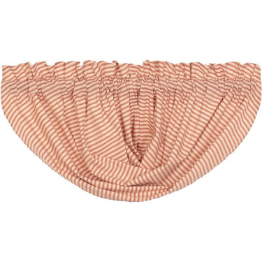 Sawyer Mill Red Ticking Stripe Balloon Valance Curtain 15x60 VHC Brands - The Fox Decor